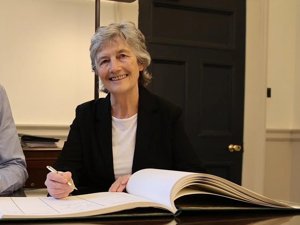 Catherine Connolly at Leinster House, December 2024